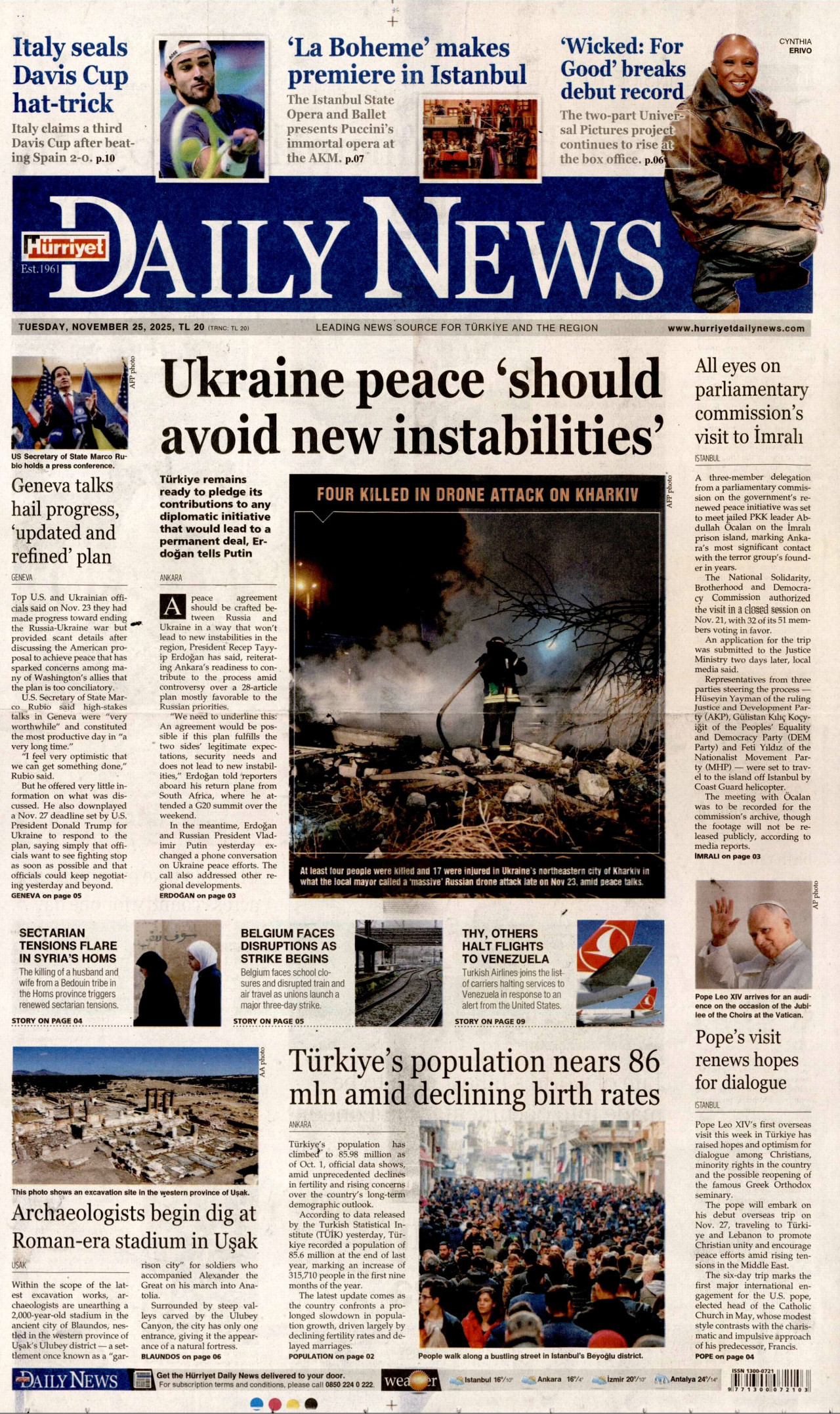 Hürriyet Daily News Gazetesi